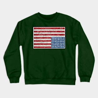 Upside Down US Flag Crewneck Sweatshirt